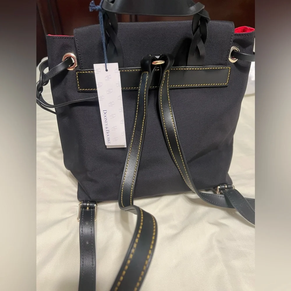 Dooney & Bourke Black Backpack - Picture 2 of 6